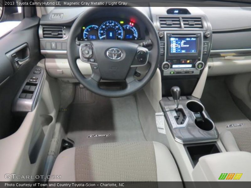 Magnetic Gray Metallic / Light Gray 2013 Toyota Camry Hybrid LE