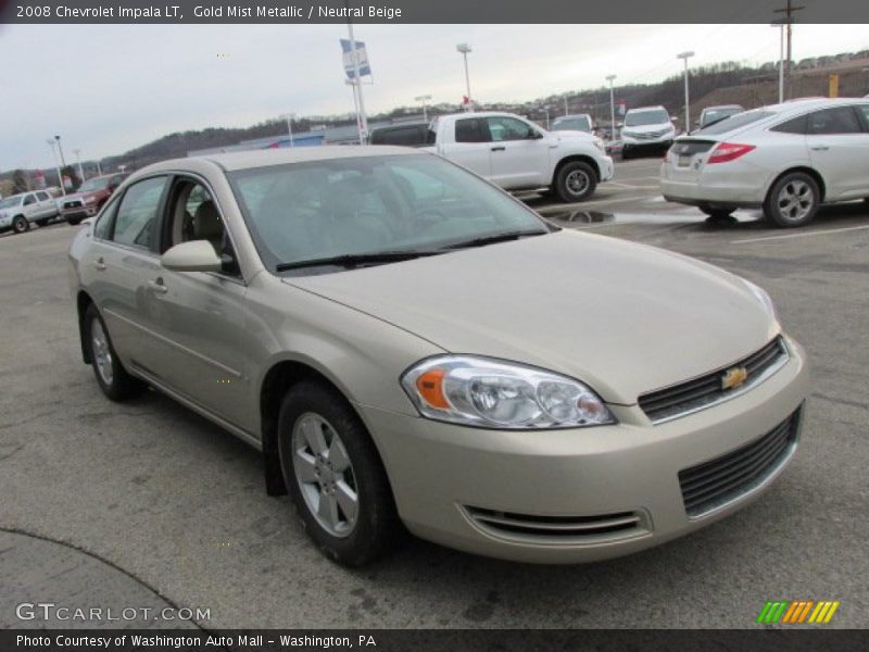 Front 3/4 View of 2008 Impala LT