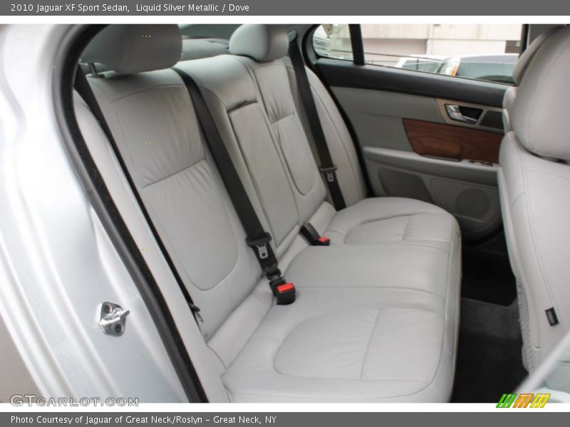 Liquid Silver Metallic / Dove 2010 Jaguar XF Sport Sedan