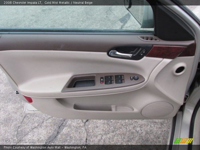 Door Panel of 2008 Impala LT