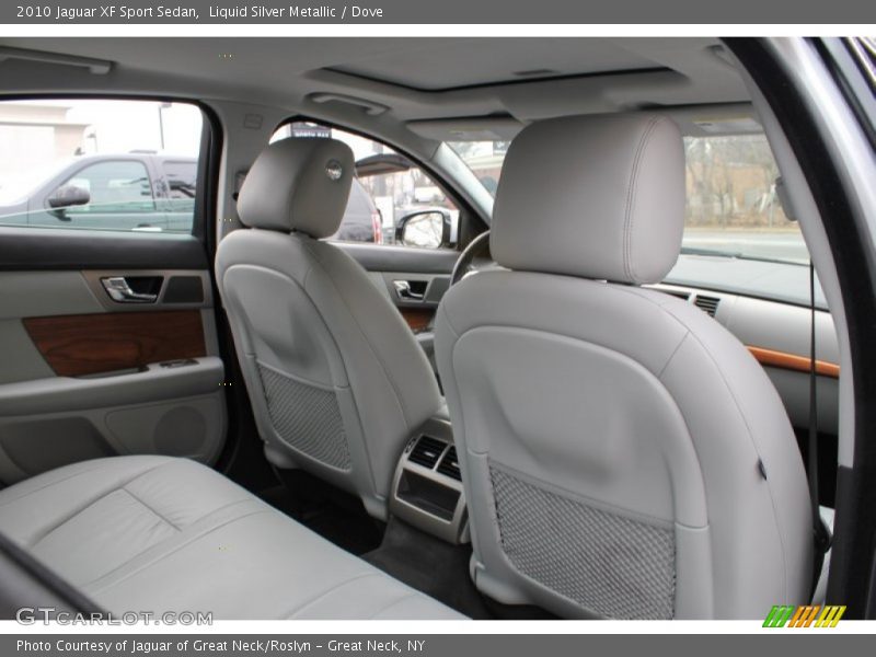 Liquid Silver Metallic / Dove 2010 Jaguar XF Sport Sedan