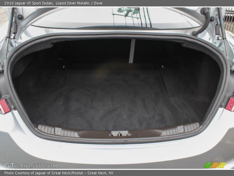 Liquid Silver Metallic / Dove 2010 Jaguar XF Sport Sedan