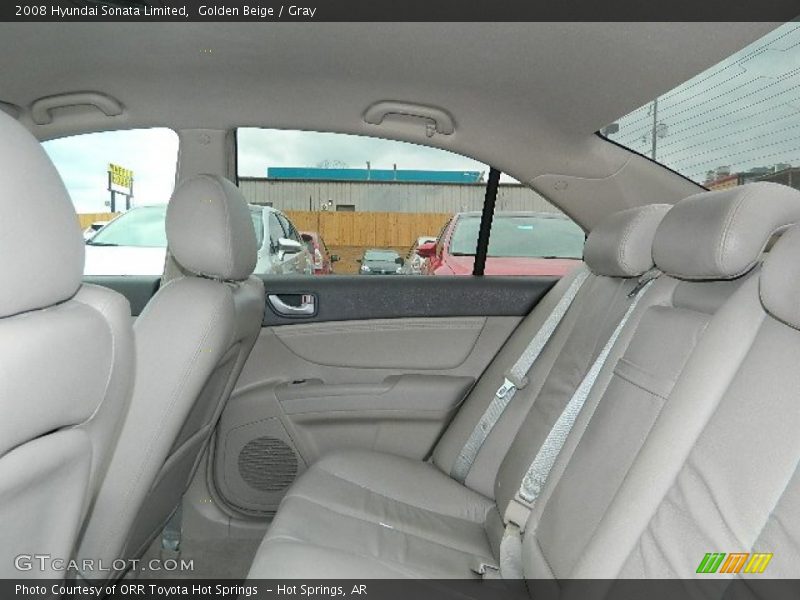 Golden Beige / Gray 2008 Hyundai Sonata Limited