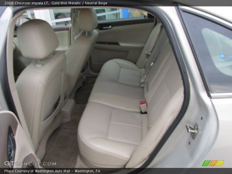 Gold Mist Metallic / Neutral Beige 2008 Chevrolet Impala LT
