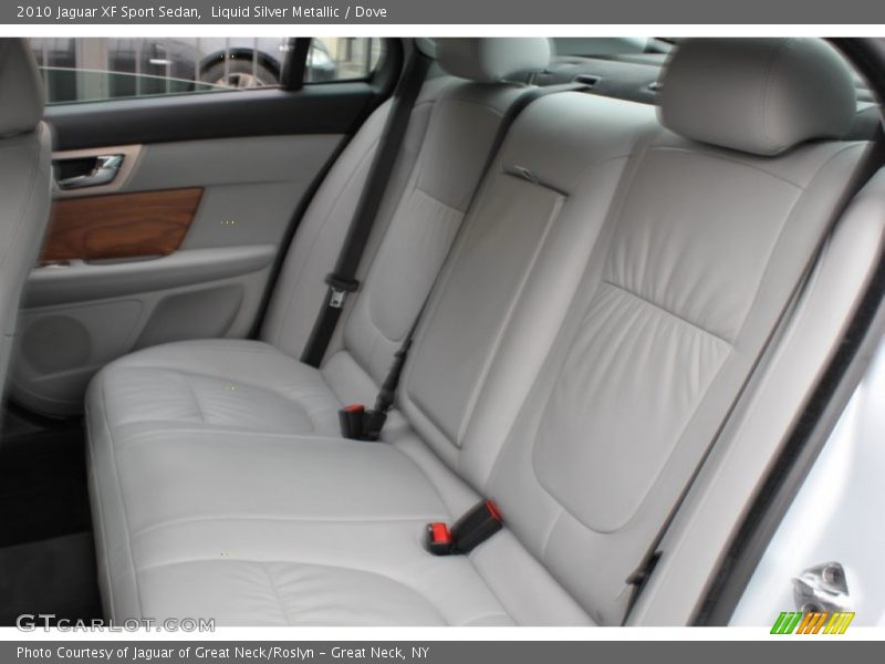 Liquid Silver Metallic / Dove 2010 Jaguar XF Sport Sedan