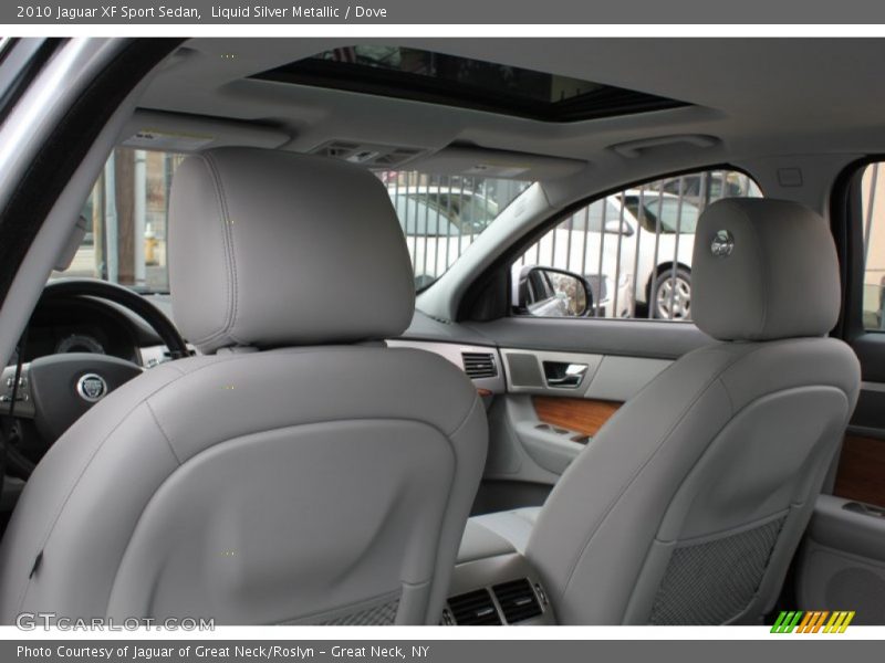 Liquid Silver Metallic / Dove 2010 Jaguar XF Sport Sedan