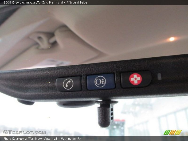 Gold Mist Metallic / Neutral Beige 2008 Chevrolet Impala LT