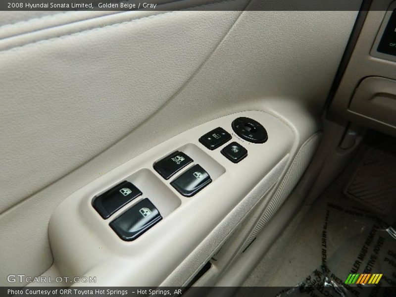 Golden Beige / Gray 2008 Hyundai Sonata Limited
