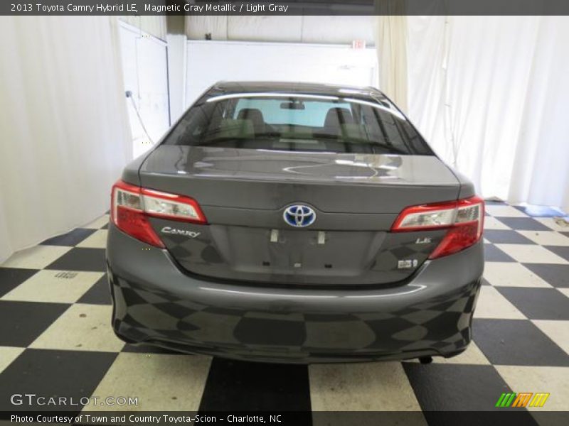 Magnetic Gray Metallic / Light Gray 2013 Toyota Camry Hybrid LE