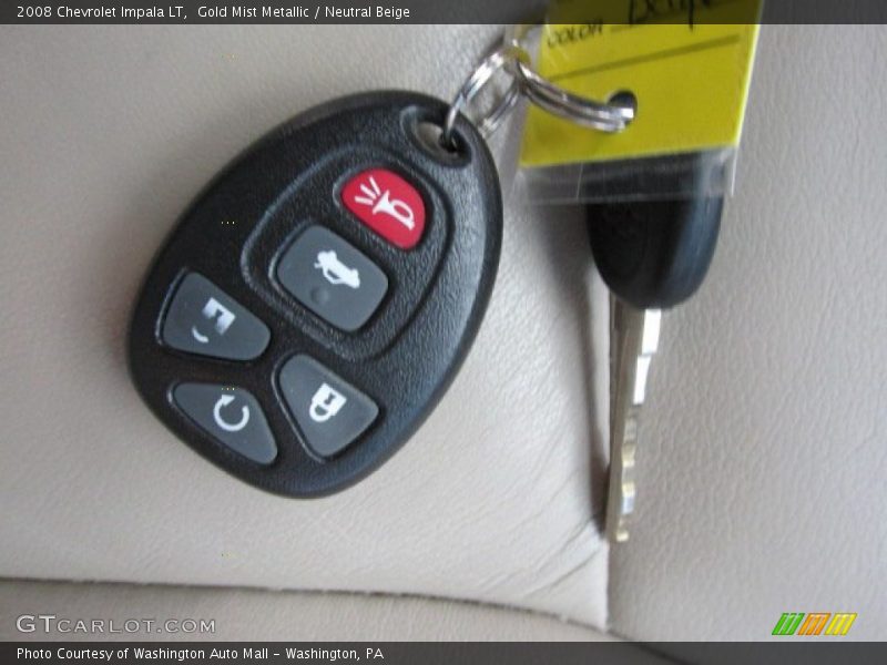 Keys of 2008 Impala LT