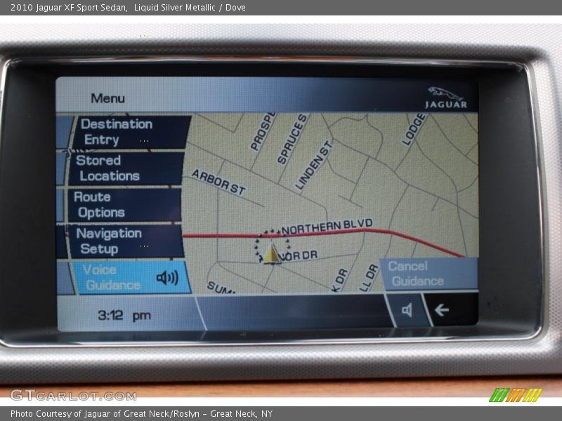 Liquid Silver Metallic / Dove 2010 Jaguar XF Sport Sedan