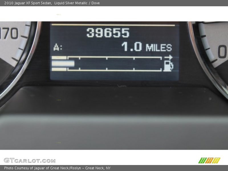 Liquid Silver Metallic / Dove 2010 Jaguar XF Sport Sedan