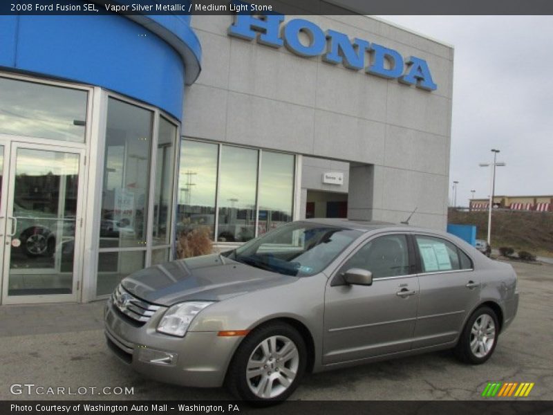 Vapor Silver Metallic / Medium Light Stone 2008 Ford Fusion SEL