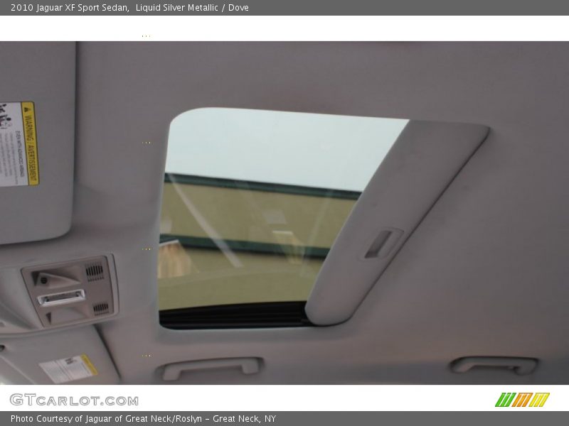 Liquid Silver Metallic / Dove 2010 Jaguar XF Sport Sedan