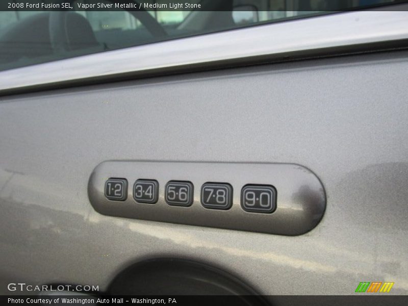 Vapor Silver Metallic / Medium Light Stone 2008 Ford Fusion SEL