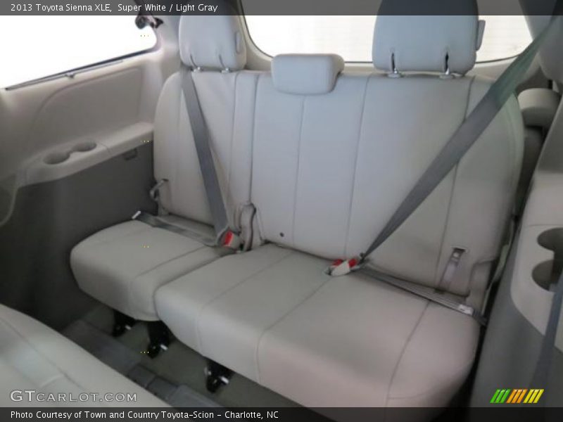 Super White / Light Gray 2013 Toyota Sienna XLE
