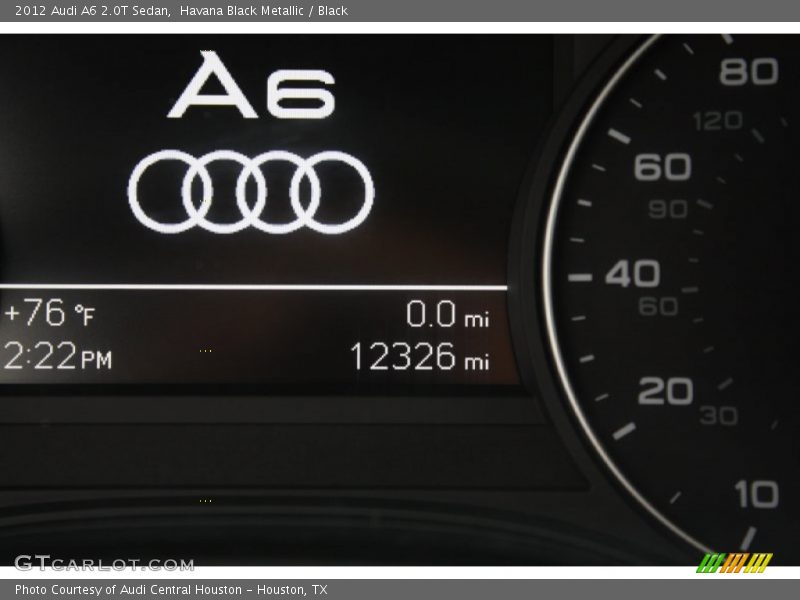 Havana Black Metallic / Black 2012 Audi A6 2.0T Sedan