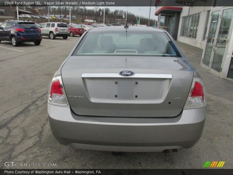 Vapor Silver Metallic / Medium Light Stone 2008 Ford Fusion SEL