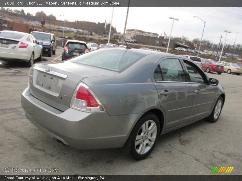 Vapor Silver Metallic / Medium Light Stone 2008 Ford Fusion SEL
