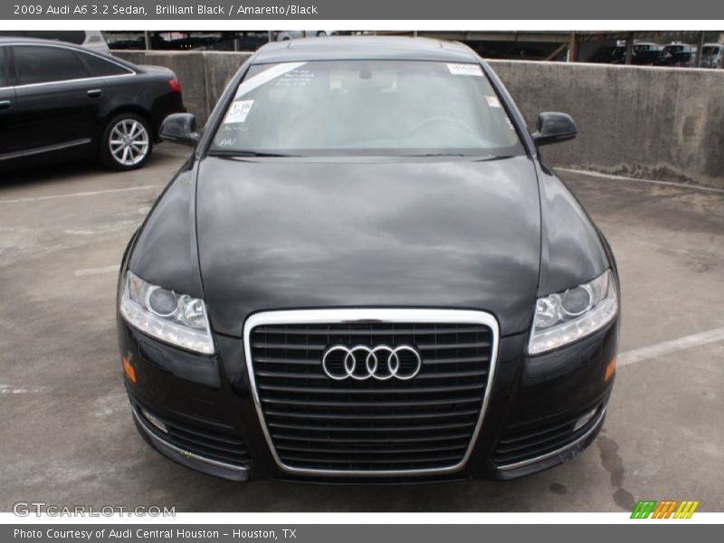 Brilliant Black / Amaretto/Black 2009 Audi A6 3.2 Sedan