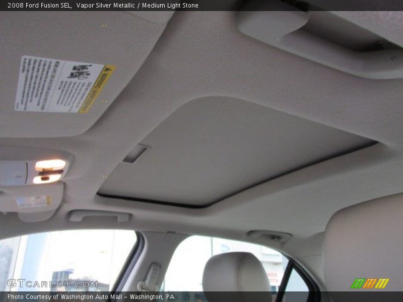 Vapor Silver Metallic / Medium Light Stone 2008 Ford Fusion SEL