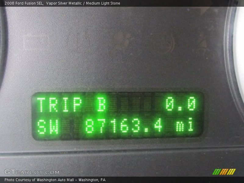 Vapor Silver Metallic / Medium Light Stone 2008 Ford Fusion SEL