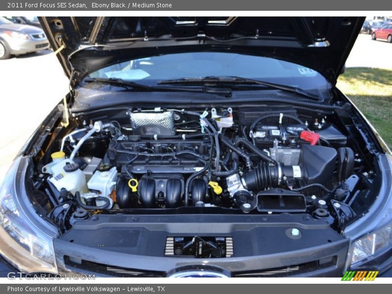 Ebony Black / Medium Stone 2011 Ford Focus SES Sedan