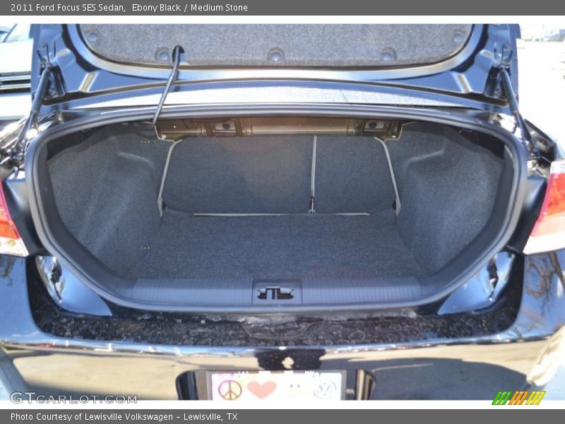 Ebony Black / Medium Stone 2011 Ford Focus SES Sedan