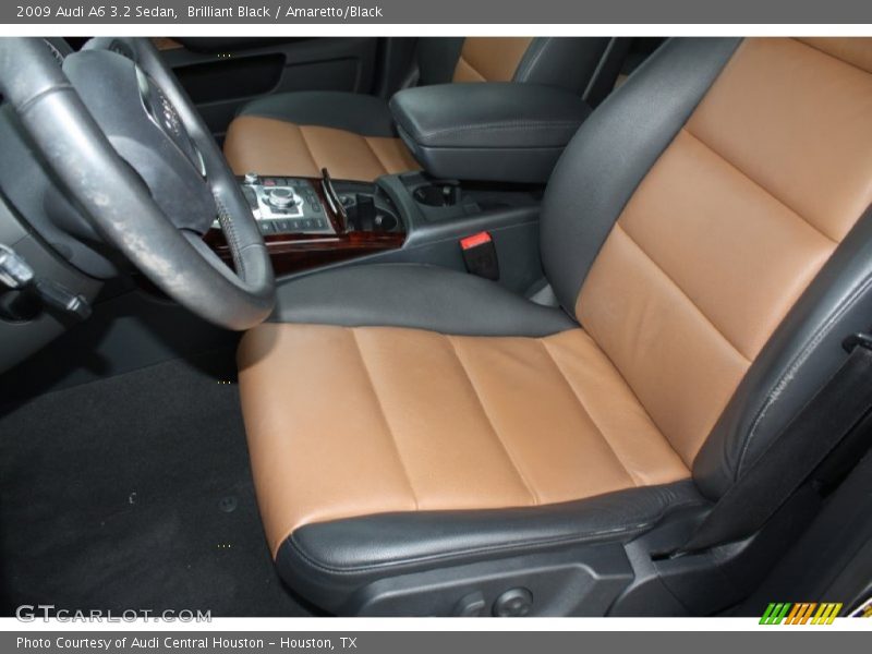 Brilliant Black / Amaretto/Black 2009 Audi A6 3.2 Sedan