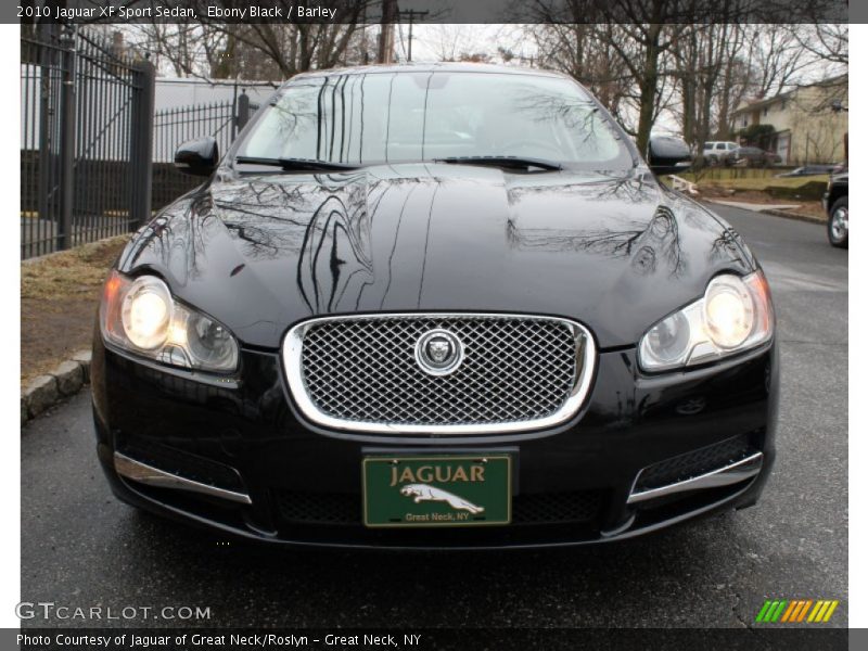 Ebony Black / Barley 2010 Jaguar XF Sport Sedan