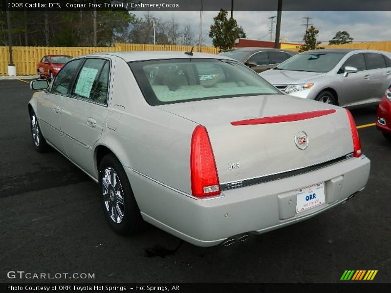 Cognac Frost Tricoat / Cashmere/Cocoa 2008 Cadillac DTS