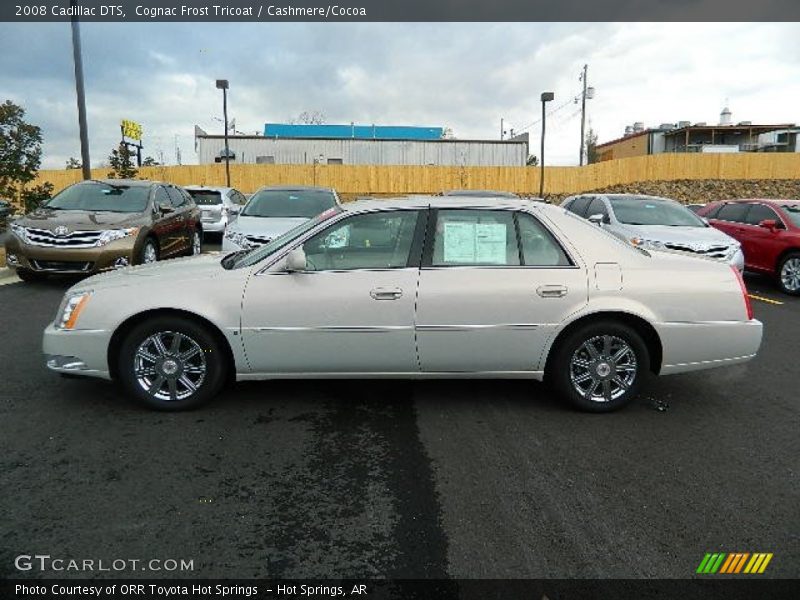 Cognac Frost Tricoat / Cashmere/Cocoa 2008 Cadillac DTS
