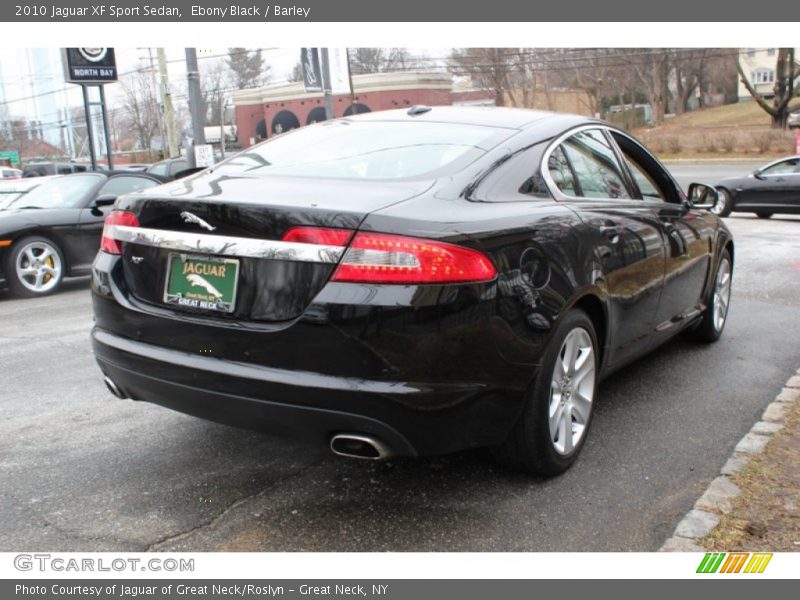 Ebony Black / Barley 2010 Jaguar XF Sport Sedan