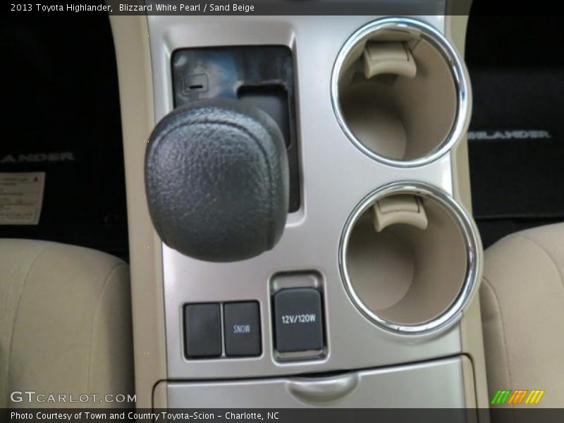 Blizzard White Pearl / Sand Beige 2013 Toyota Highlander