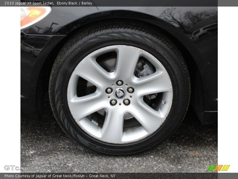 Ebony Black / Barley 2010 Jaguar XF Sport Sedan
