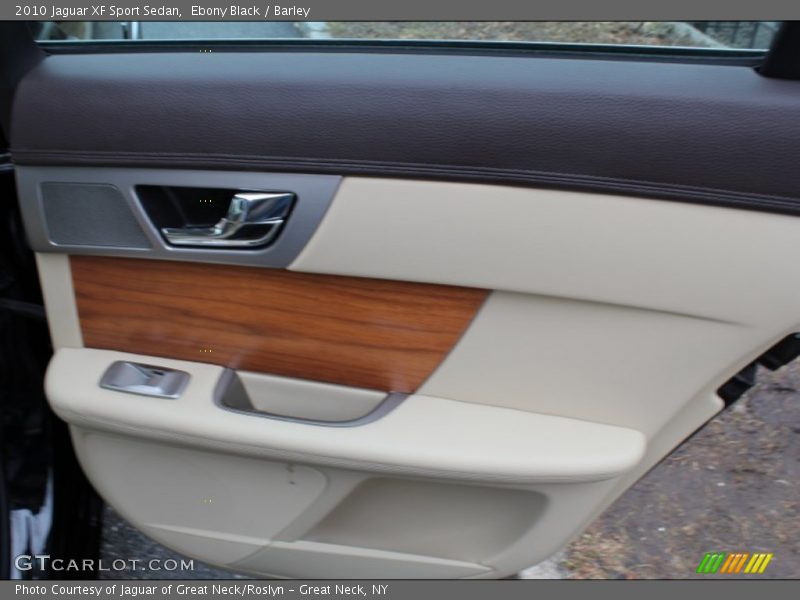 Ebony Black / Barley 2010 Jaguar XF Sport Sedan