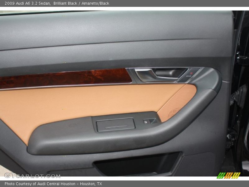 Brilliant Black / Amaretto/Black 2009 Audi A6 3.2 Sedan