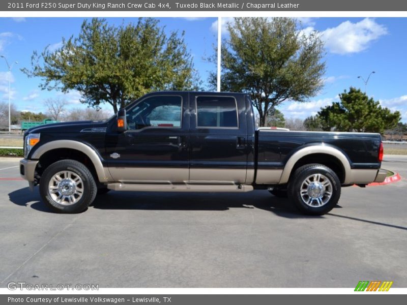 Tuxedo Black Metallic / Chaparral Leather 2011 Ford F250 Super Duty King Ranch Crew Cab 4x4