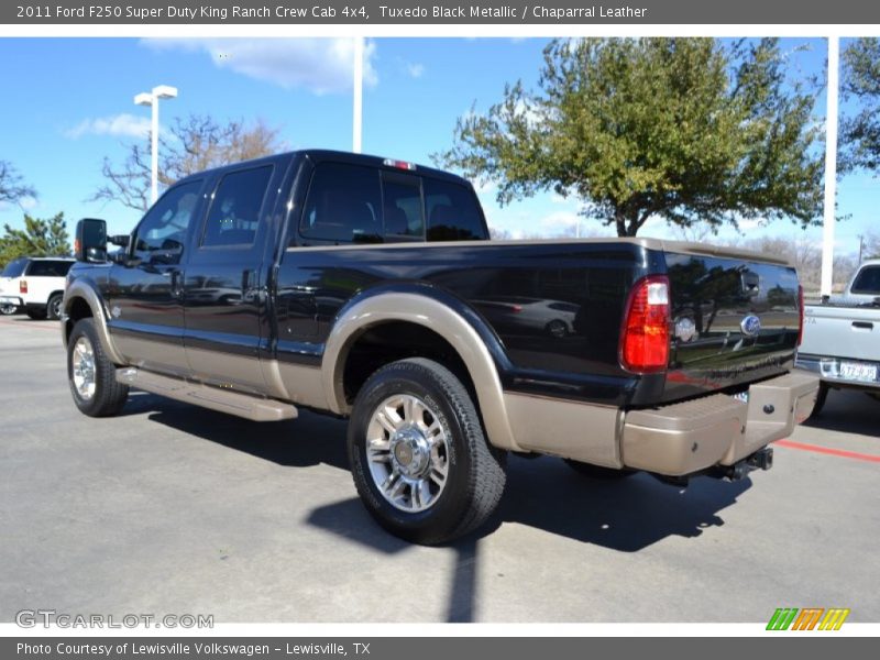 Tuxedo Black Metallic / Chaparral Leather 2011 Ford F250 Super Duty King Ranch Crew Cab 4x4