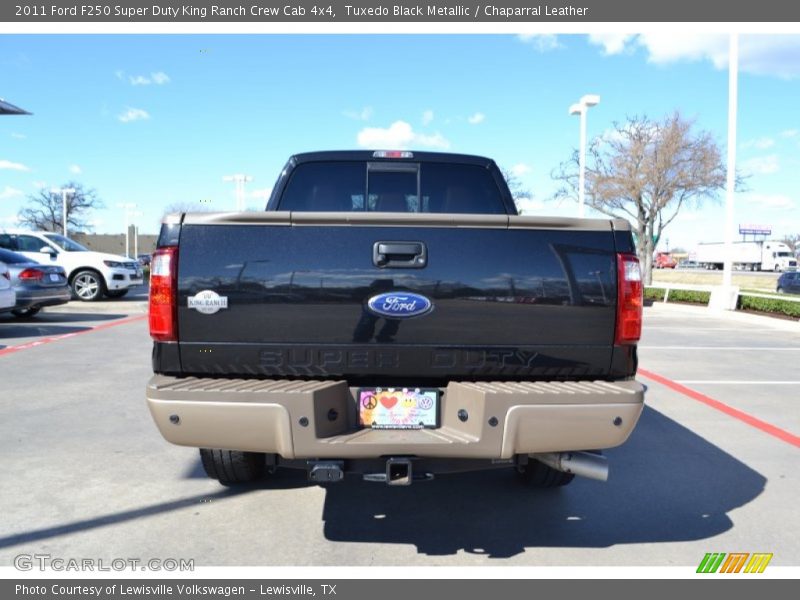 Tuxedo Black Metallic / Chaparral Leather 2011 Ford F250 Super Duty King Ranch Crew Cab 4x4