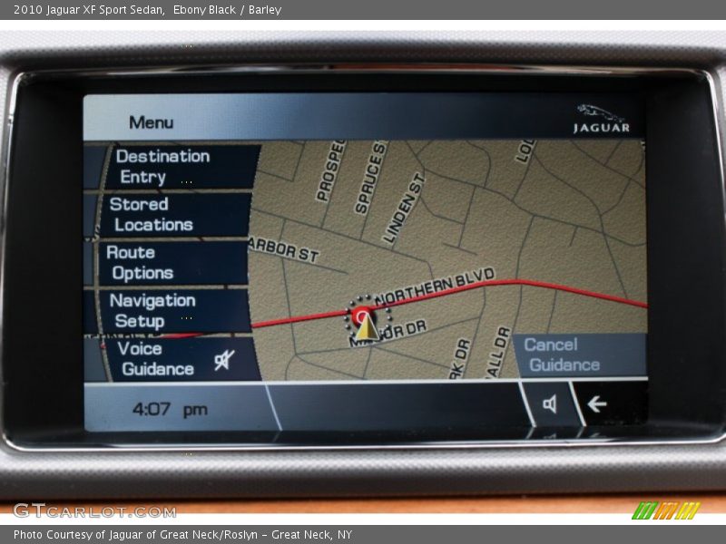 Ebony Black / Barley 2010 Jaguar XF Sport Sedan
