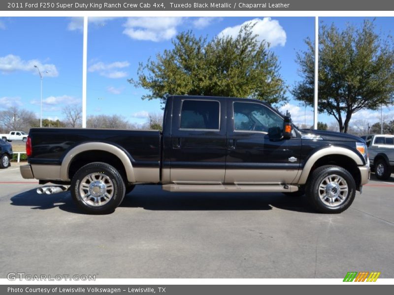 Tuxedo Black Metallic / Chaparral Leather 2011 Ford F250 Super Duty King Ranch Crew Cab 4x4
