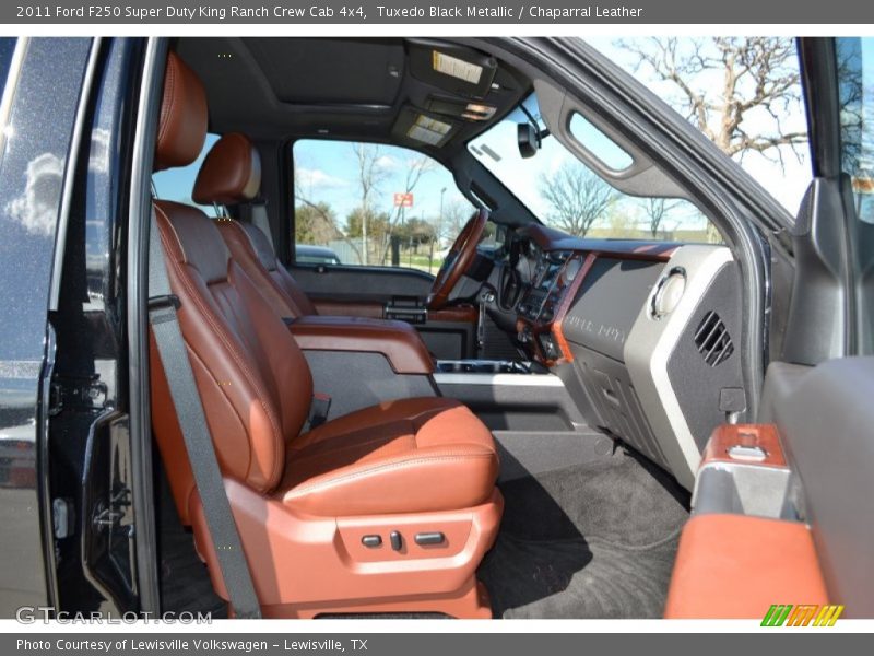 Tuxedo Black Metallic / Chaparral Leather 2011 Ford F250 Super Duty King Ranch Crew Cab 4x4