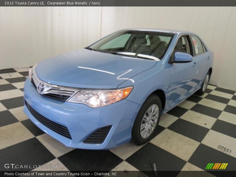 Clearwater Blue Metallic / Ivory 2013 Toyota Camry LE