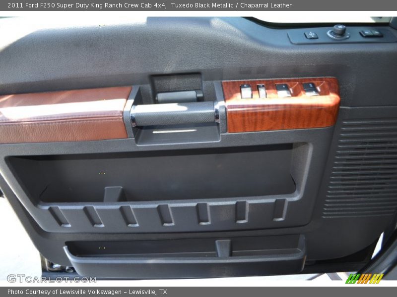 Tuxedo Black Metallic / Chaparral Leather 2011 Ford F250 Super Duty King Ranch Crew Cab 4x4