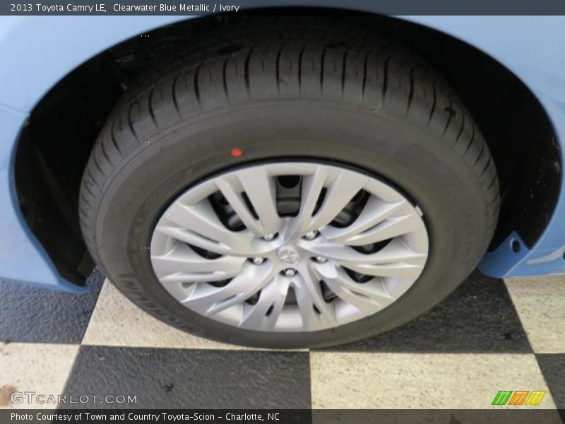 Clearwater Blue Metallic / Ivory 2013 Toyota Camry LE