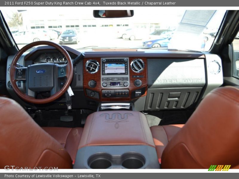 Tuxedo Black Metallic / Chaparral Leather 2011 Ford F250 Super Duty King Ranch Crew Cab 4x4