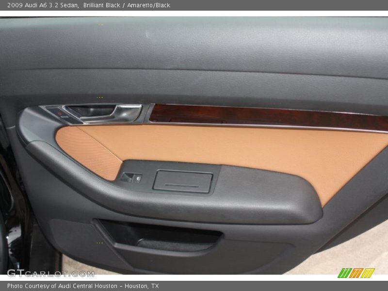 Brilliant Black / Amaretto/Black 2009 Audi A6 3.2 Sedan