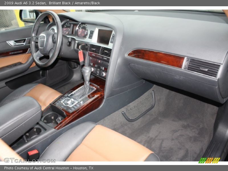 Brilliant Black / Amaretto/Black 2009 Audi A6 3.2 Sedan