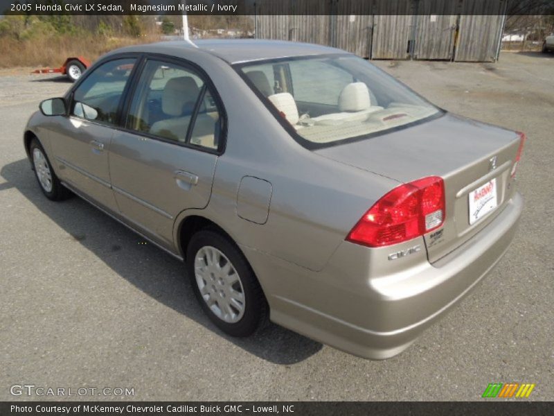 Magnesium Metallic / Ivory 2005 Honda Civic LX Sedan
